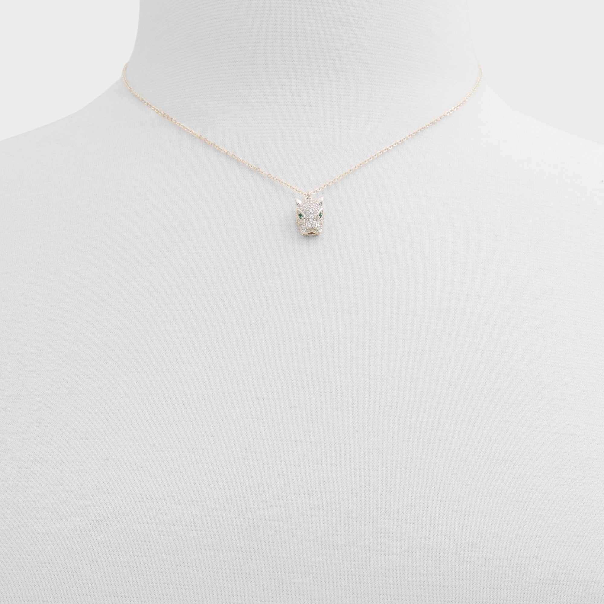 Aldo | Jerarewien in Silver Clear Multi - Necklace