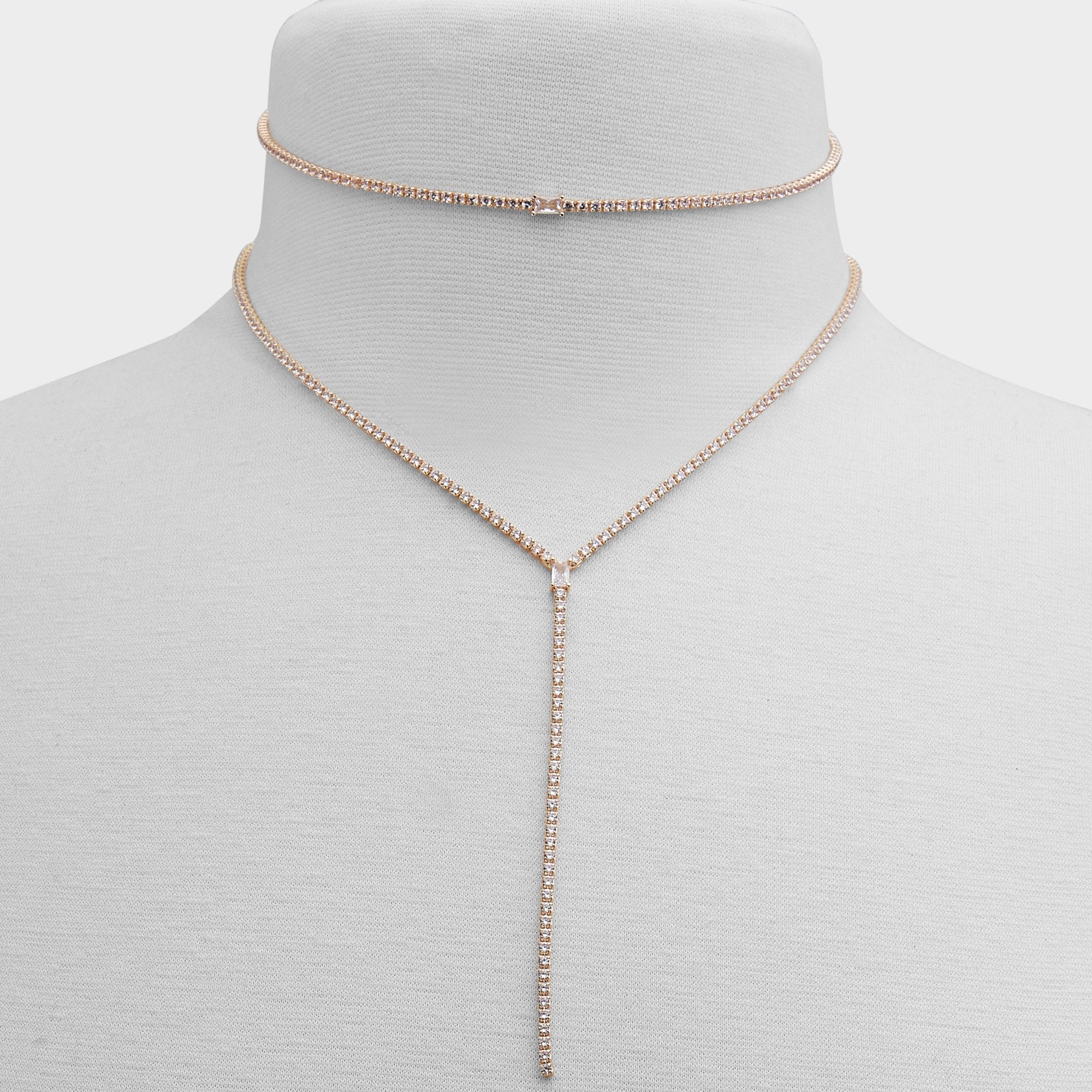 Aldo | Alata Gold/Clear Multi Women's Cubic Zirconia - Necklace