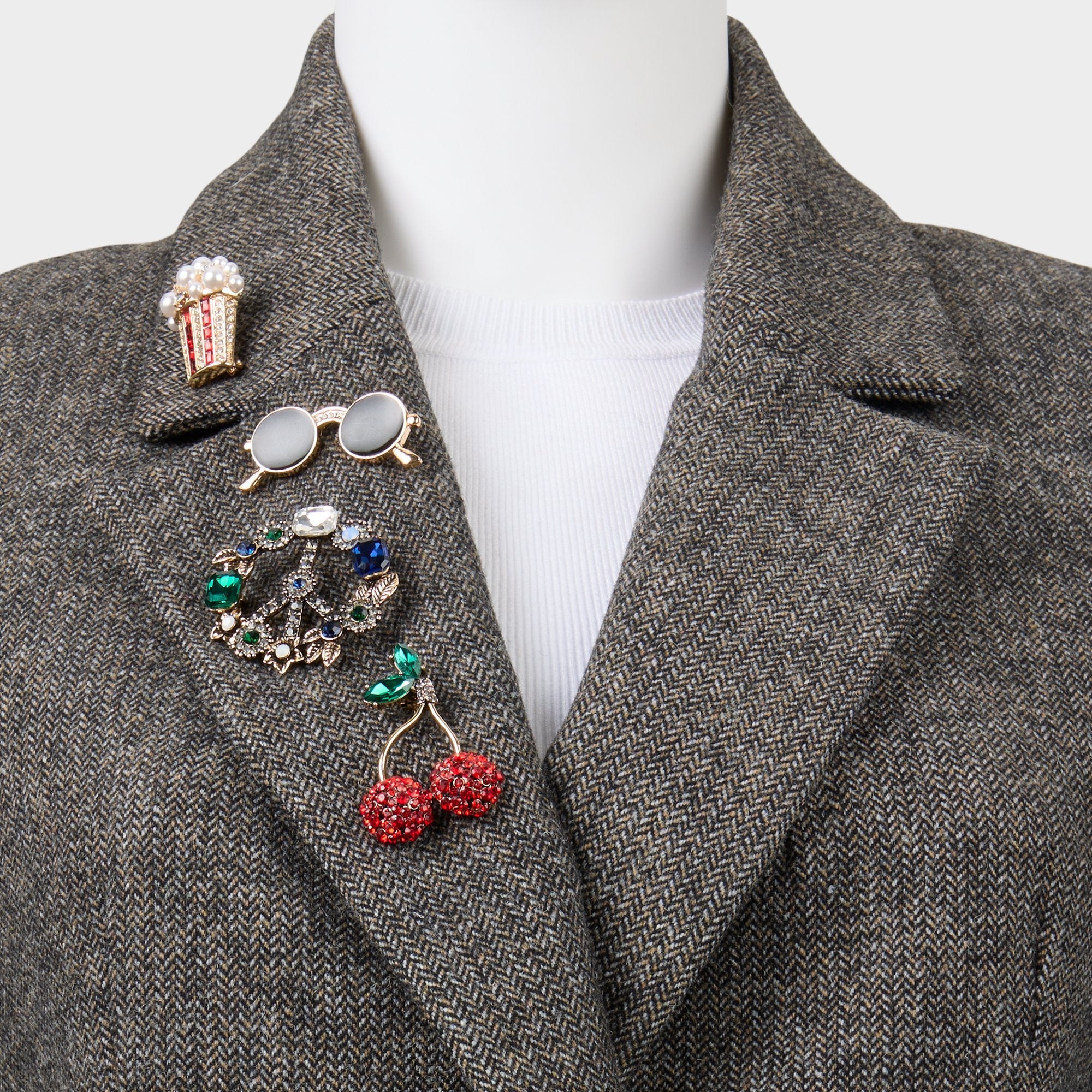 Aldo | Chillvibes in Red - Decorative brooch