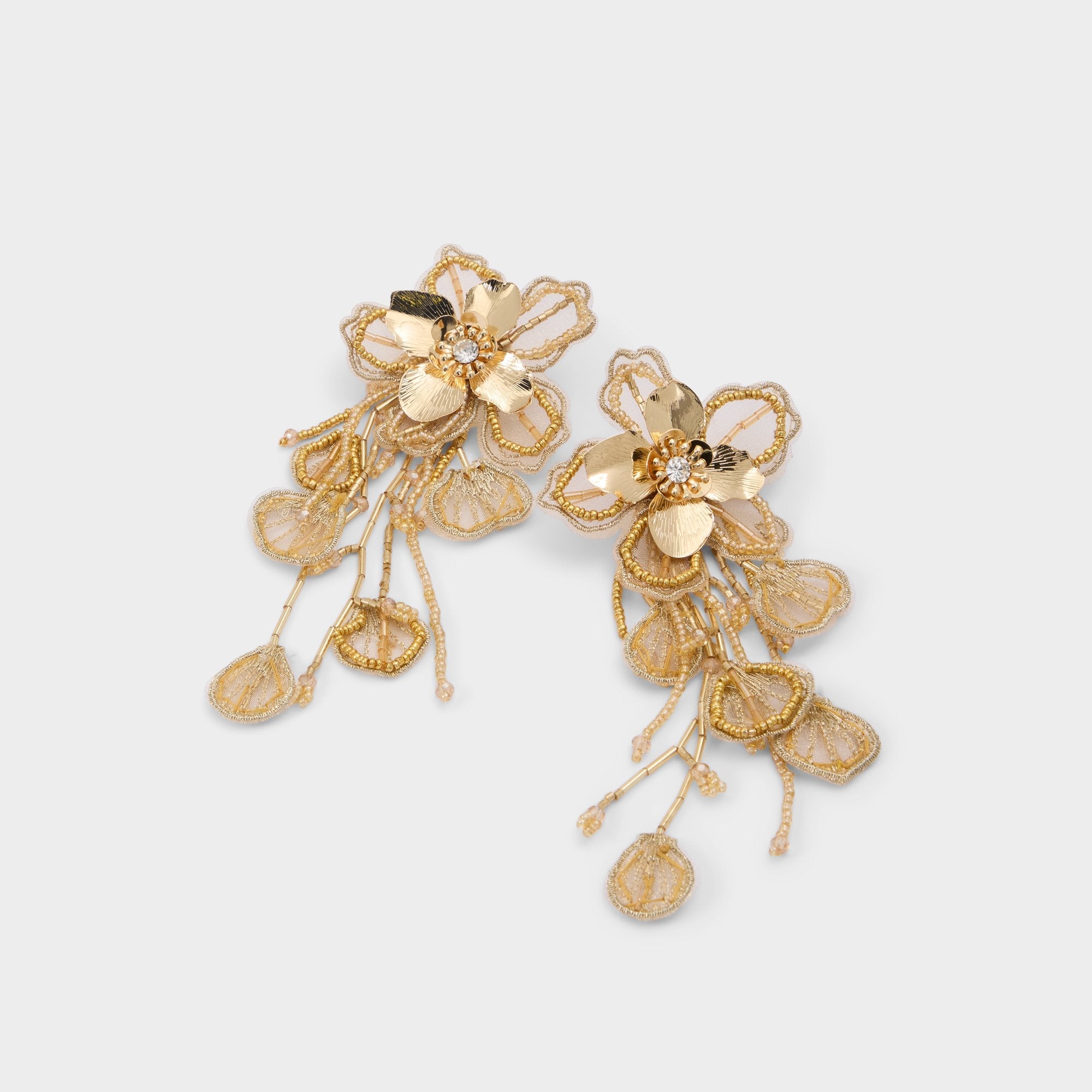 Aldo | Florify in Gold - Statement earrings