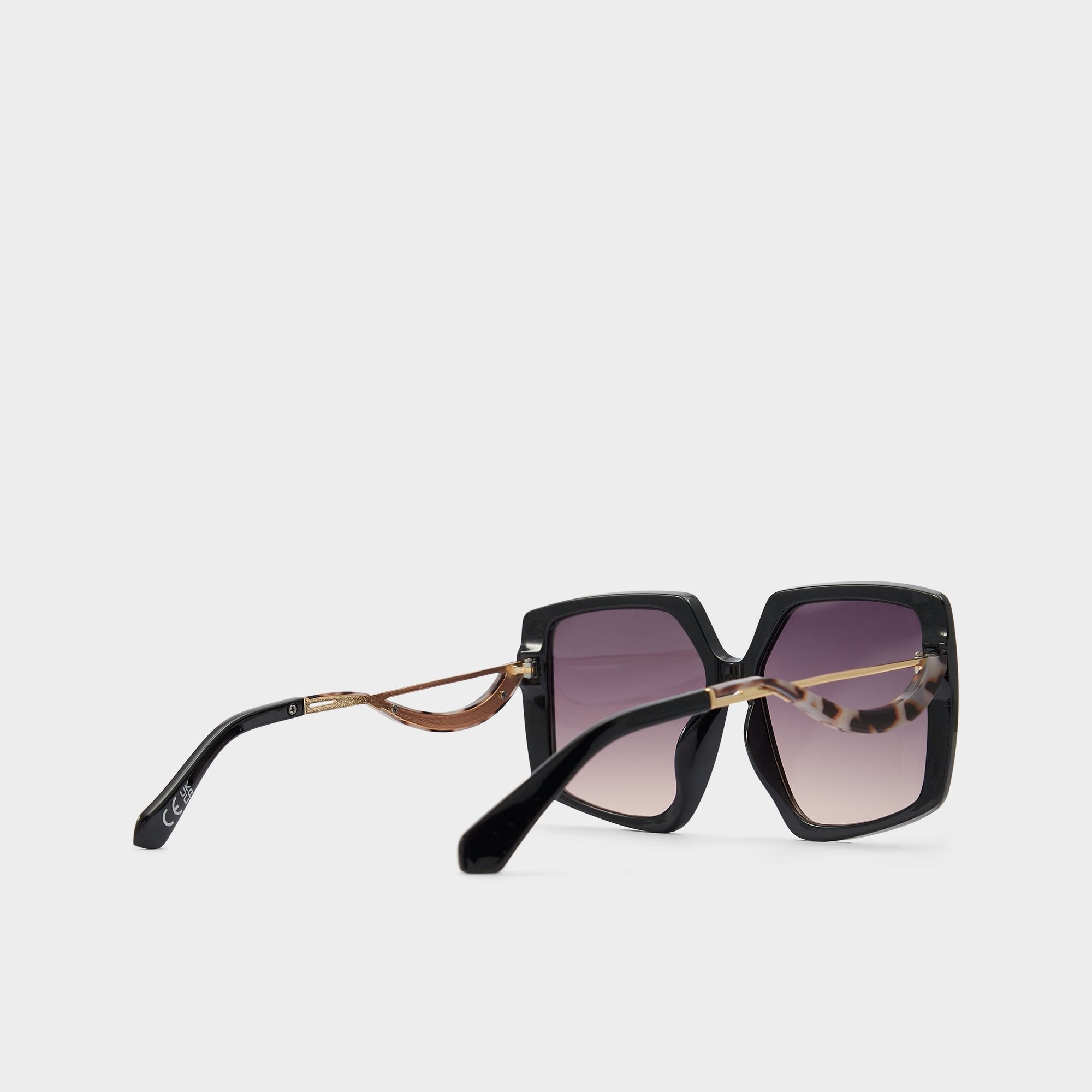 Aldo | Asya Black/Gold Multi Women's Square - Square sunglasses