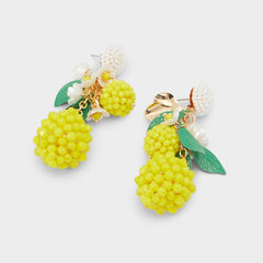 Aldo | Limonatta Medium Yellow Women's Earrings - Chandelier earrings