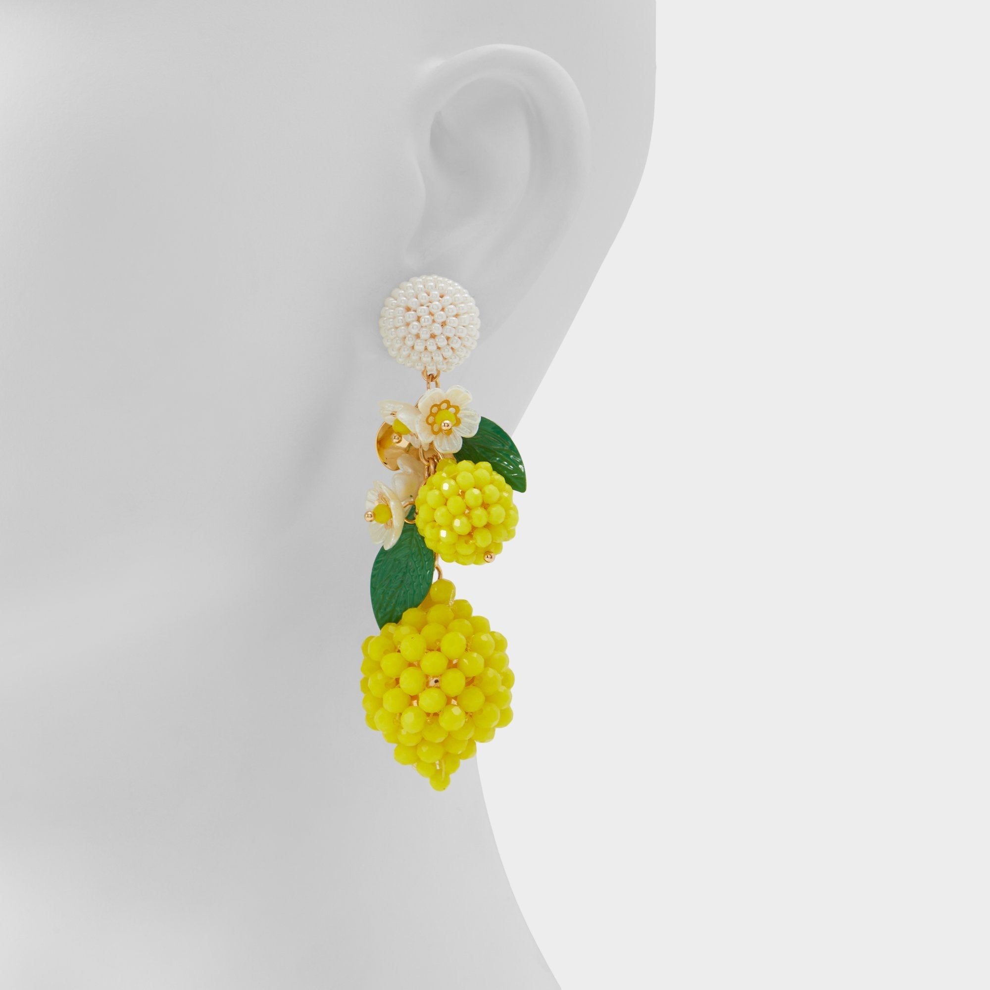 Aldo | Limonatta Medium Yellow Women's Earrings - Chandelier earrings