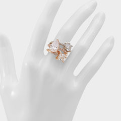Aldo | Alabridar Metallic Multi Women's Cubic Zirconia - Stackable rings