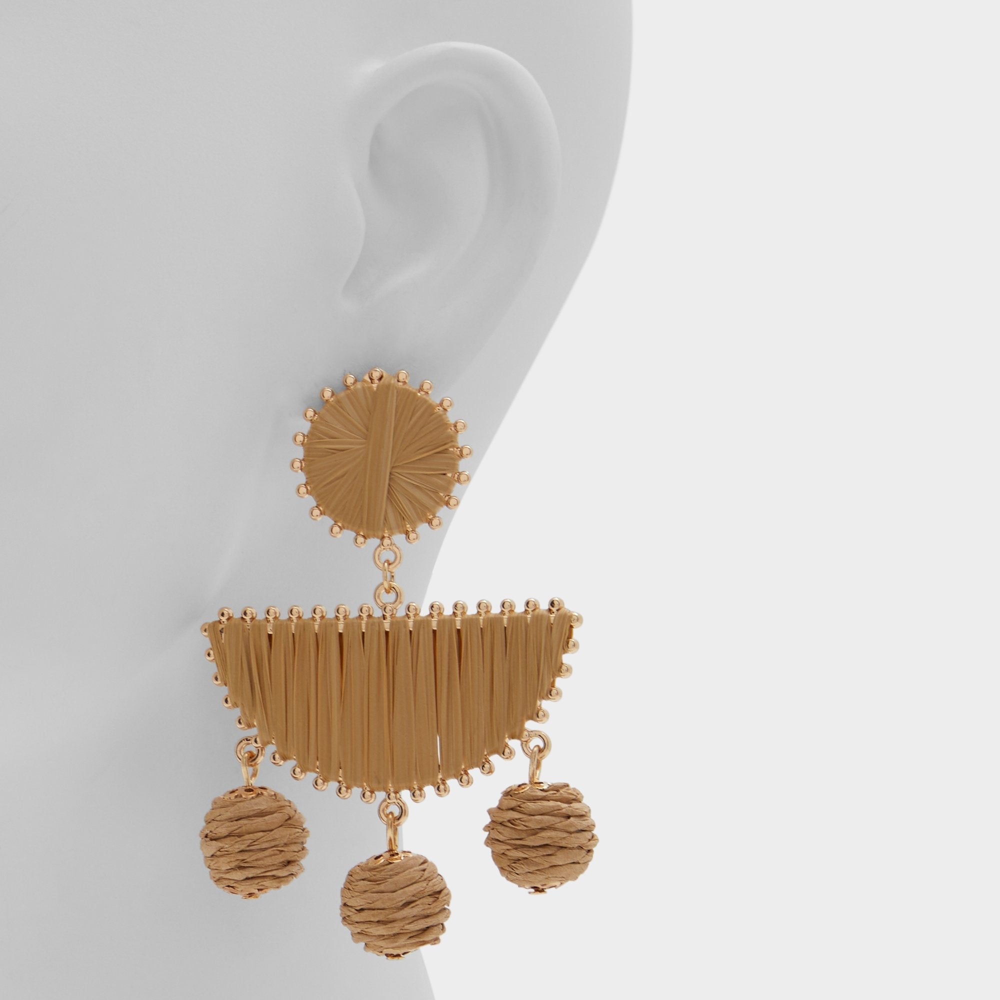 Aldo | Seven in Light Brown - Chandelier earrings