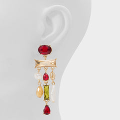 Aldo | Savannahh in Bordo - Chandelier earrings