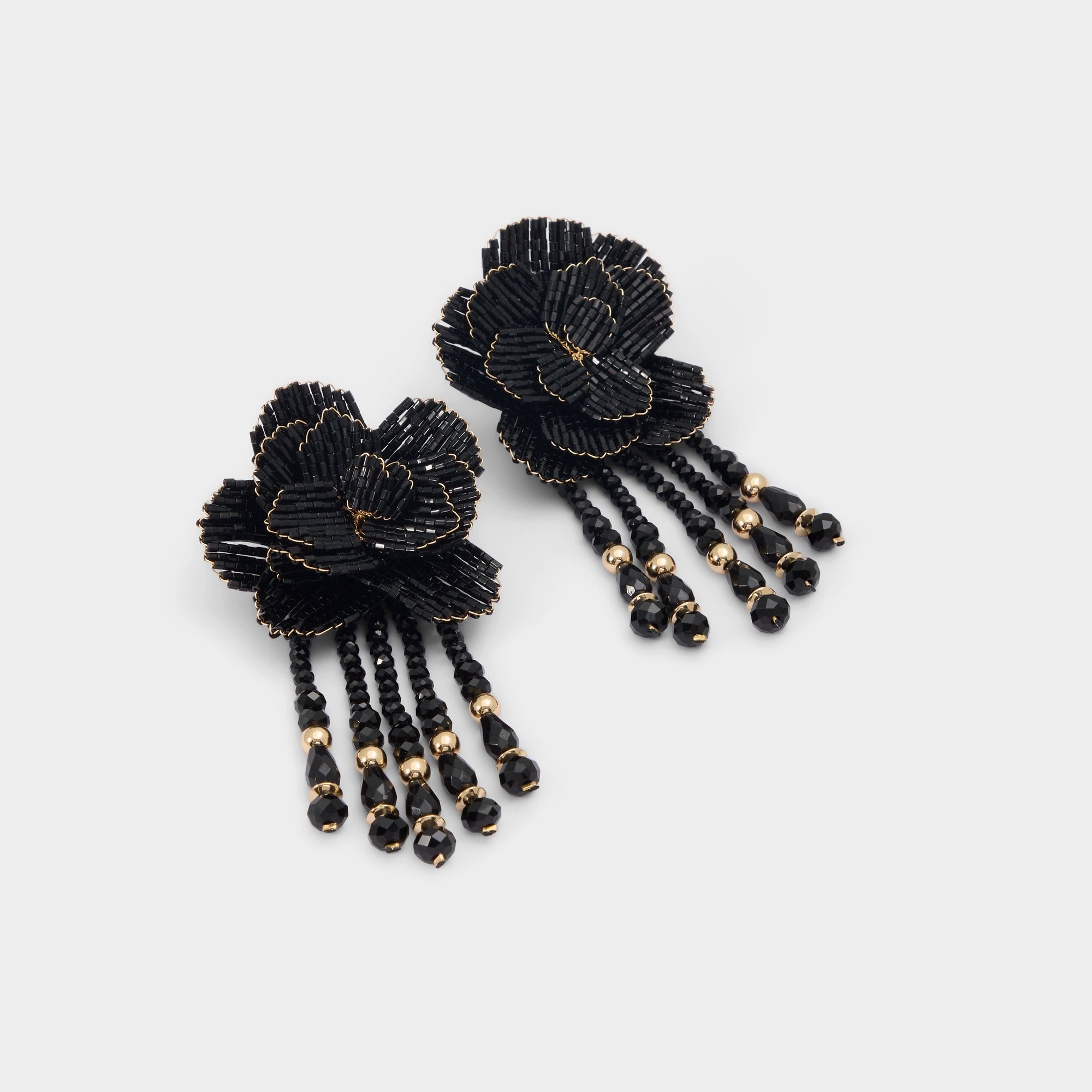 Aldo | Petalia Black/Gold Multi Women's Earrings - Statement earrings
