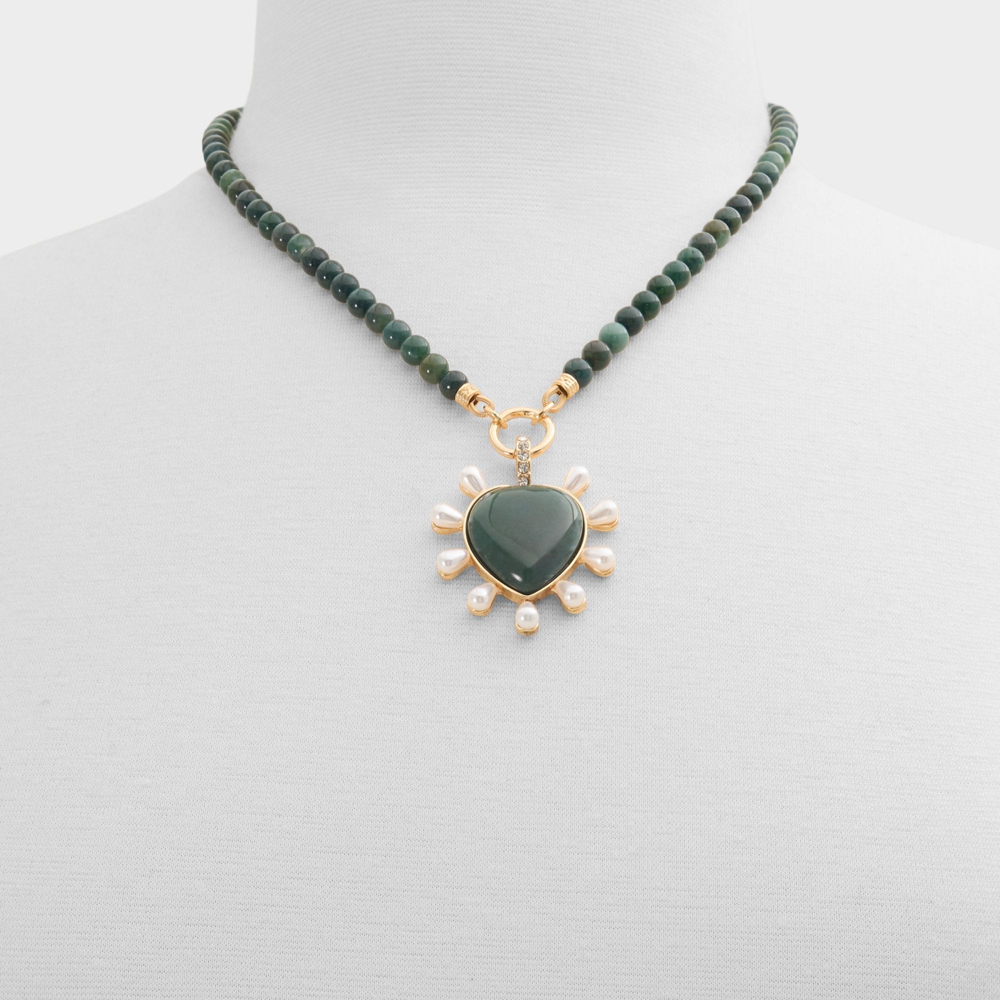 Aldo | Preciousheart in Dark Green - Necklace