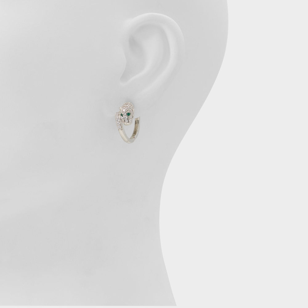 Aldo | Strigidae in Silver Clear Multi - Hoop earrings