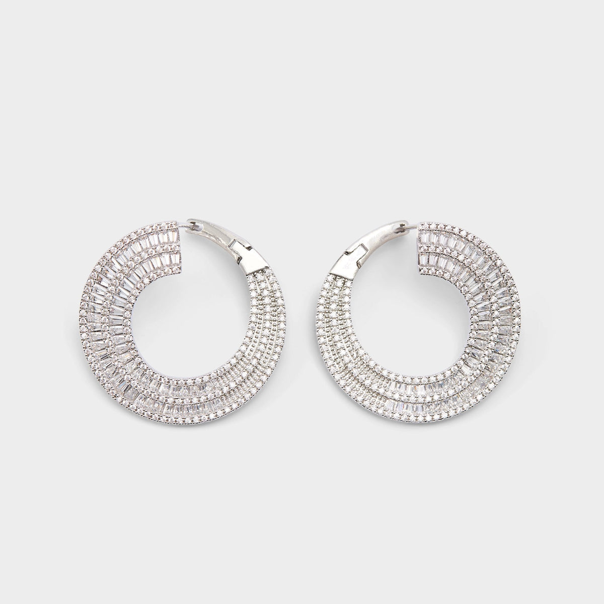 Aldo | Caldy Silver/Clear Multi Women's Earrings - Hoop earrings