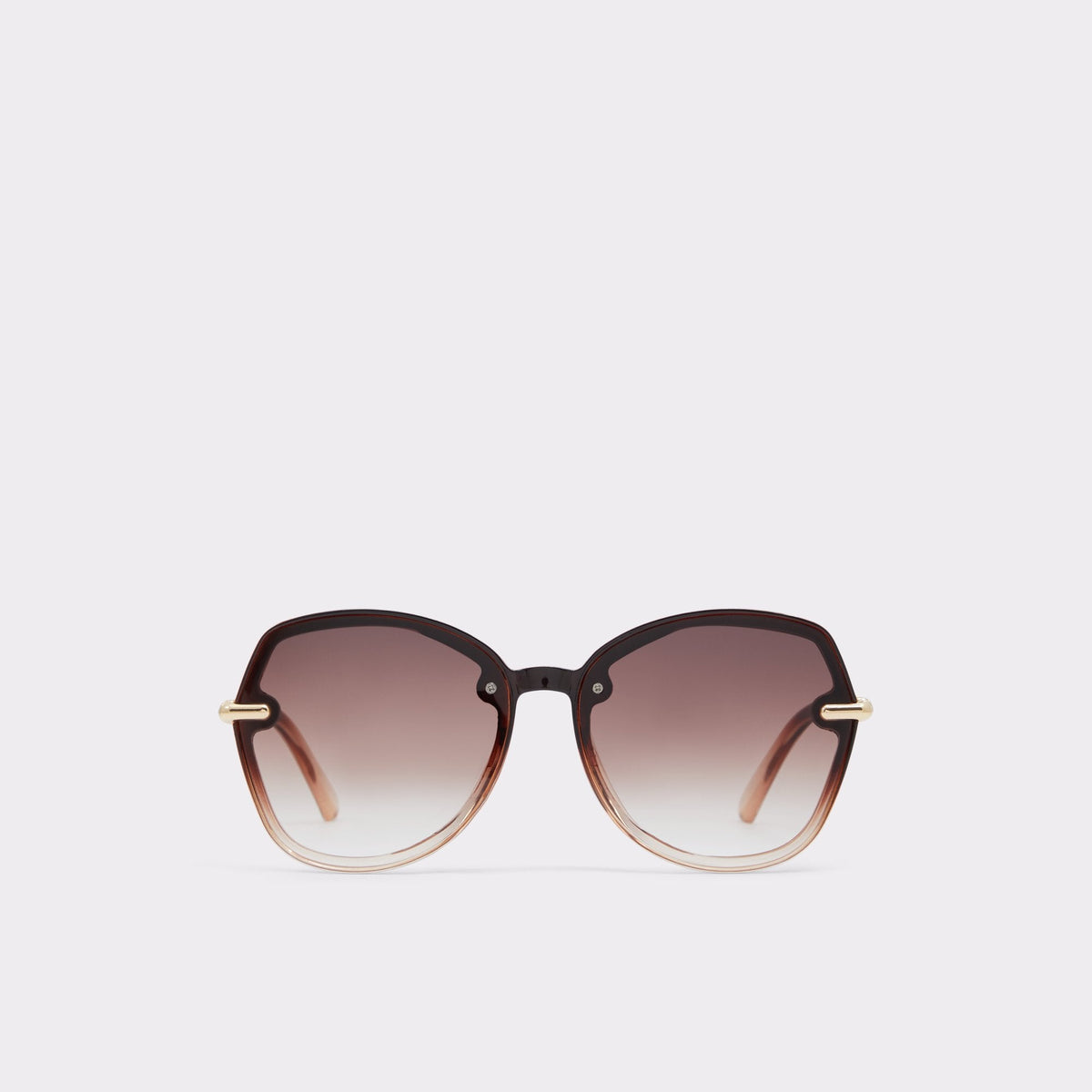 Aldo | Cortegaca Brown Women's Round - Square sunglasses