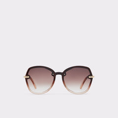 Aldo | Cortegaca Brown Women's Round - Square sunglasses