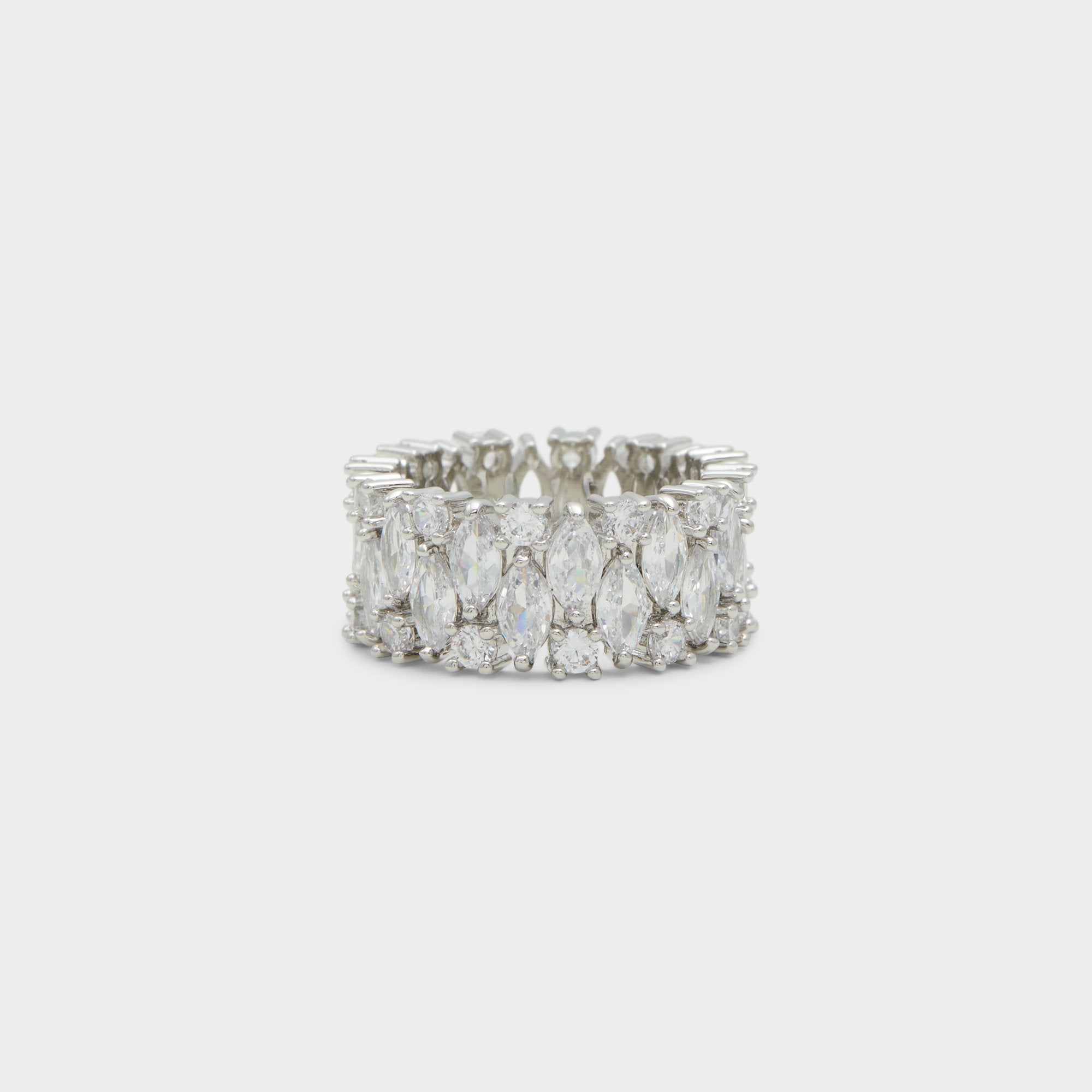 Aldo | Nikka Silver/Clear Multi Women's Cubic Zirconia - Ring