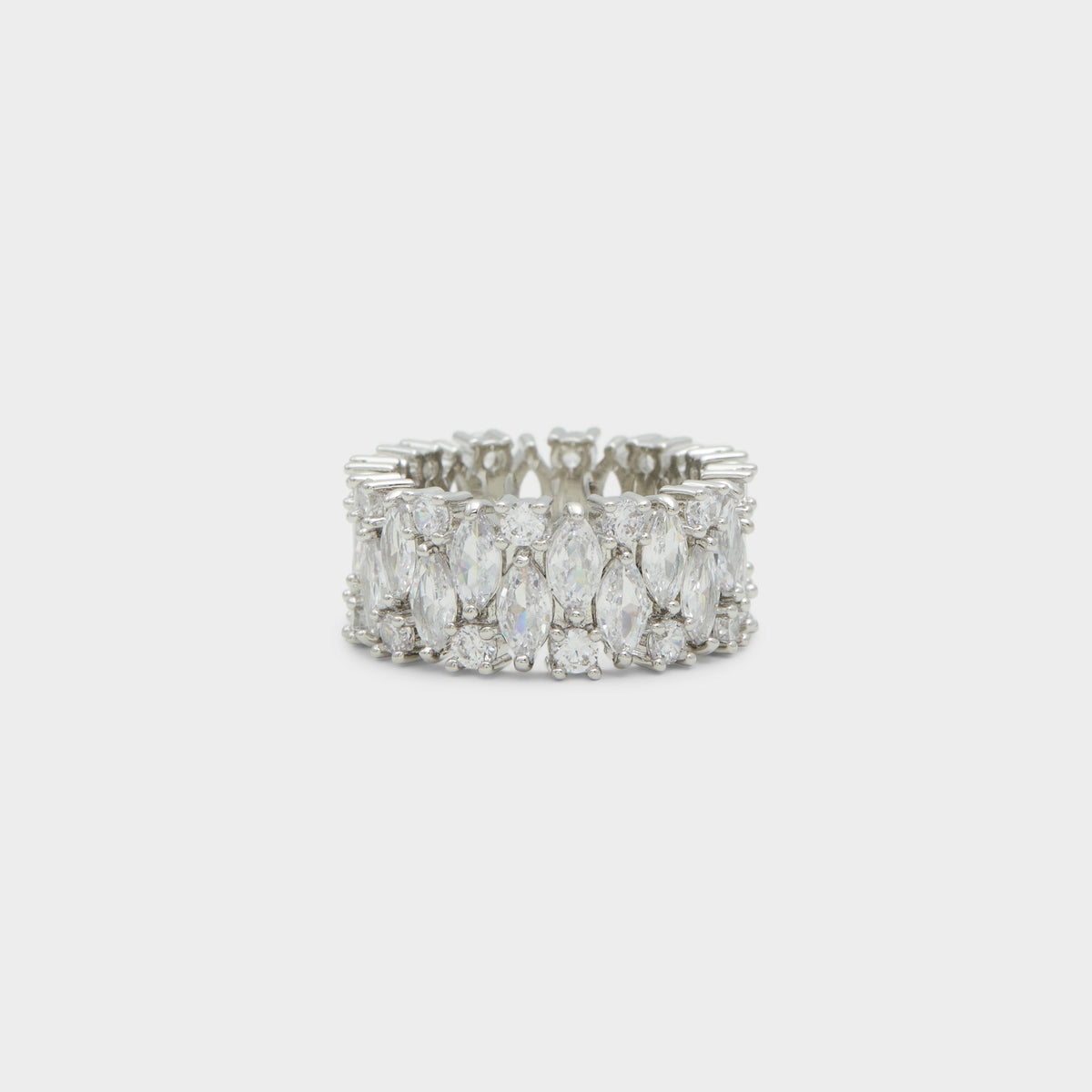 Aldo | Nikka Silver/Clear Multi Women's Cubic Zirconia - Ring