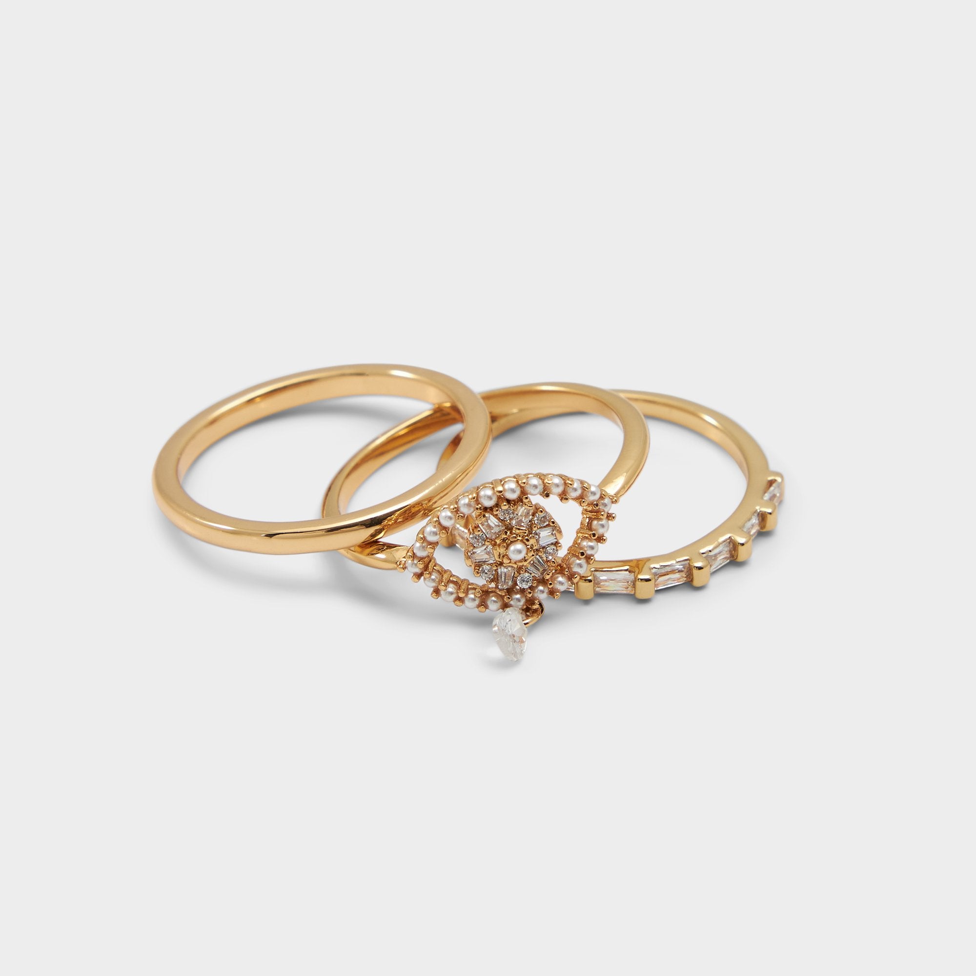 Aldo | Darsee Light Blue Women's Cubic Zirconia - Stackable rings