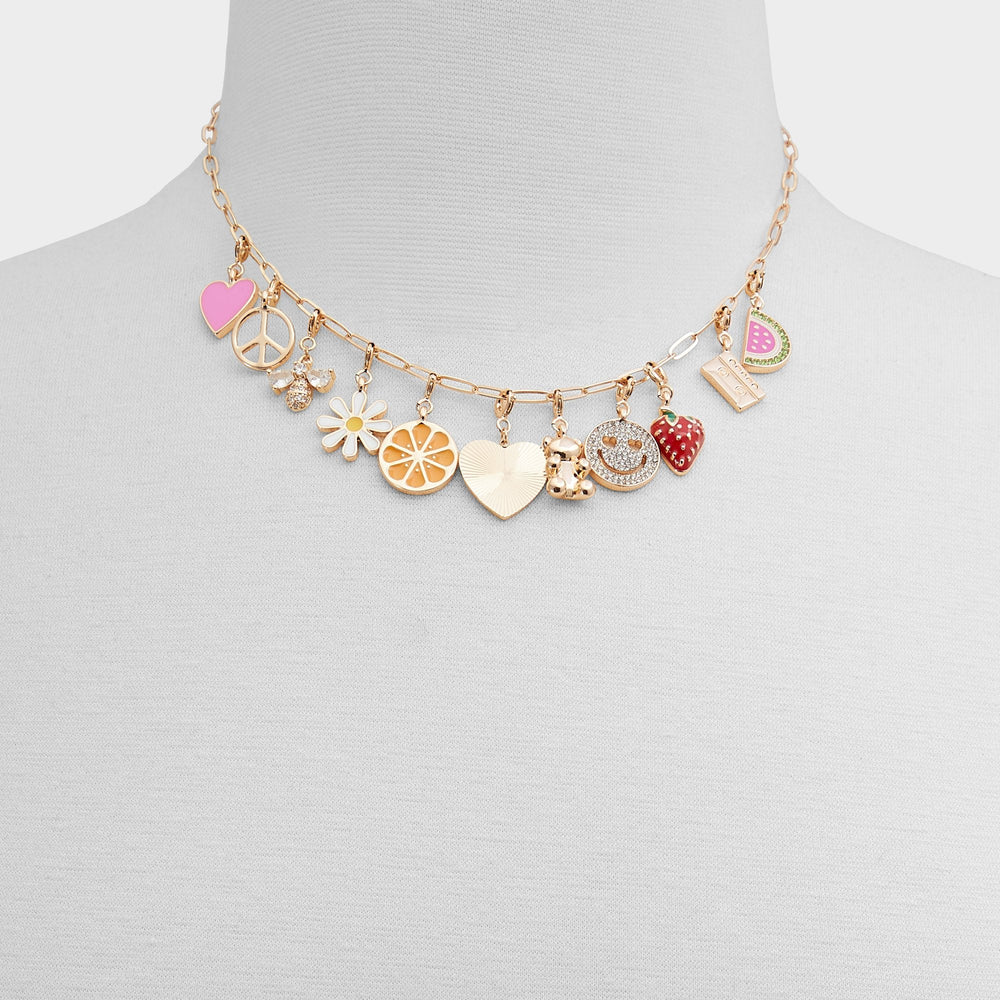 Aldo | Charmcrazy Bright Multi Women's Necklaces - Charm necklace