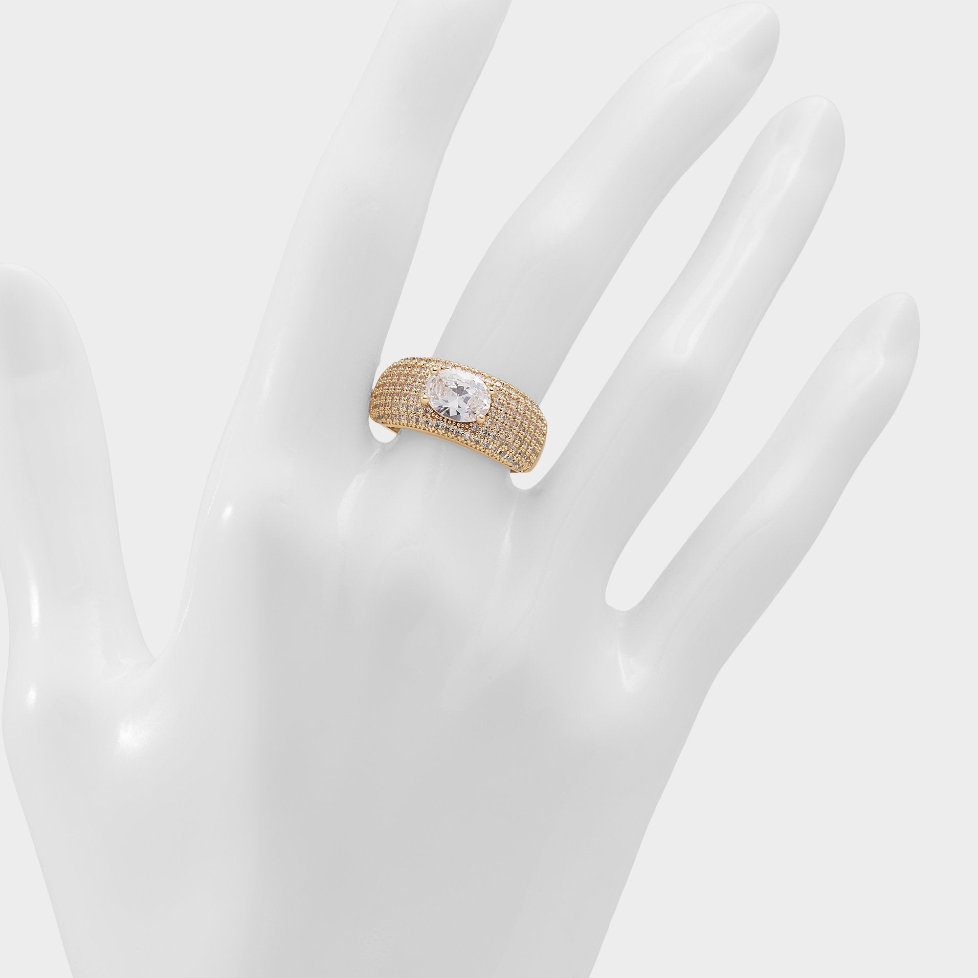 Aldo | Caredar Gold/Clear Multi Women's Cubic Zirconia - Ring
