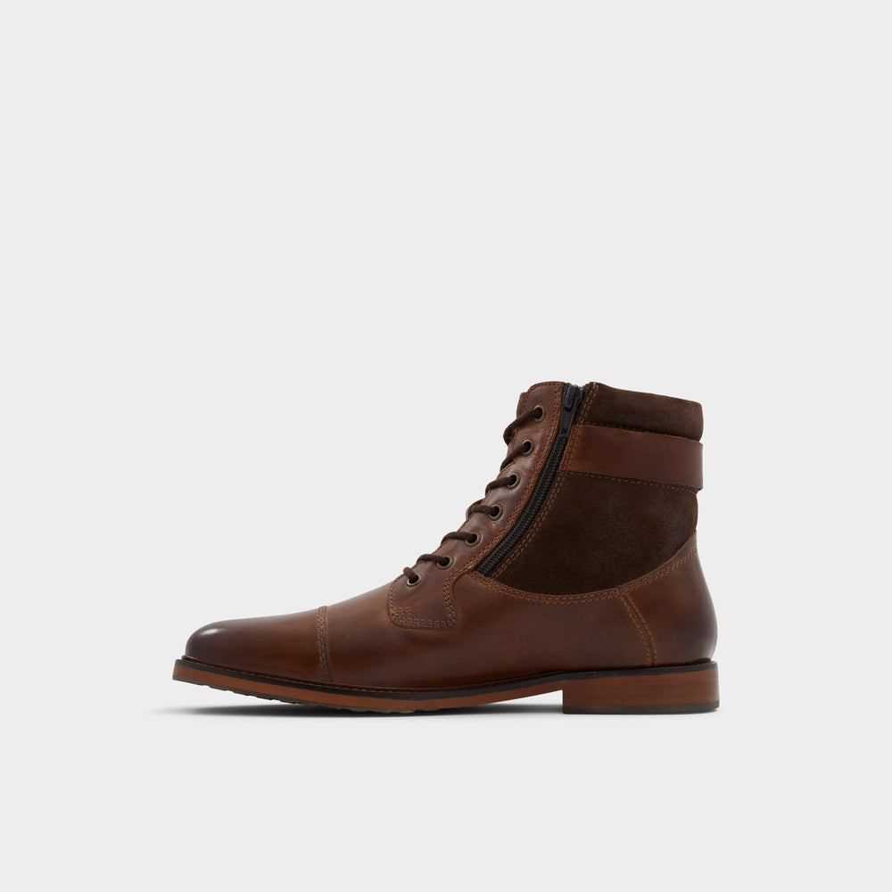 Aldo | Constantine Dark Brown Men's Lace-up boots - Lace-up boot