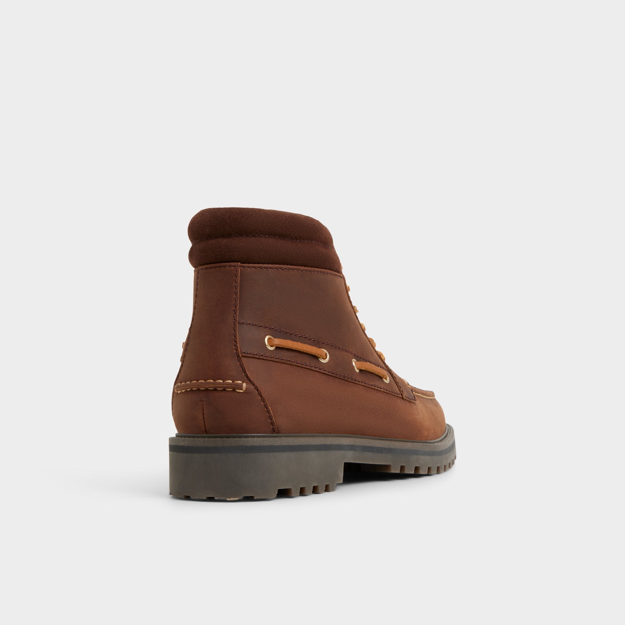 Aldo | Farrell in Medium Brown - Combat boot, Lug sole