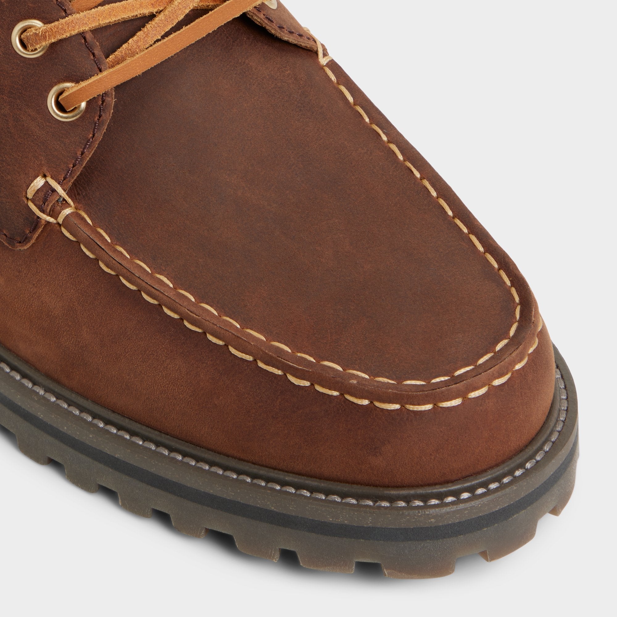 Aldo | Farrell in Medium Brown - Combat boot, Lug sole