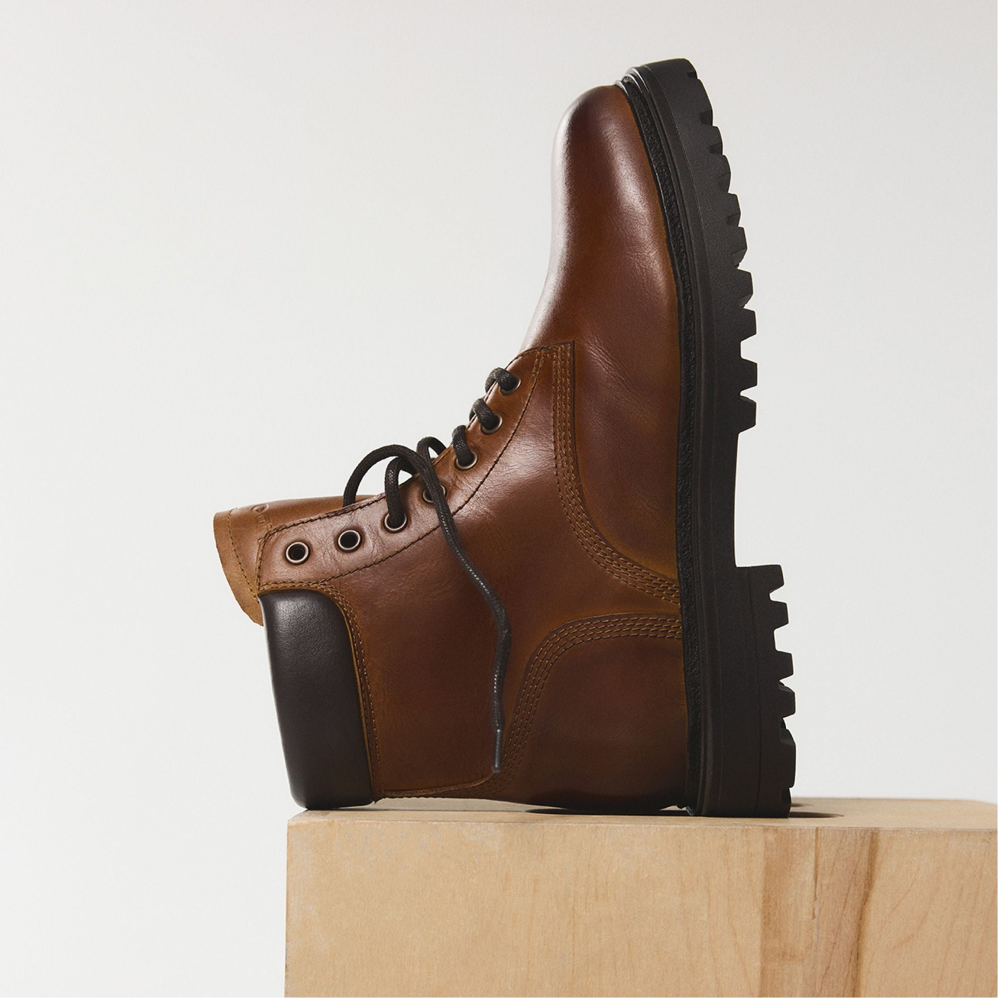 Aldo | Draco in Cognac - Combat boot, Lug sole