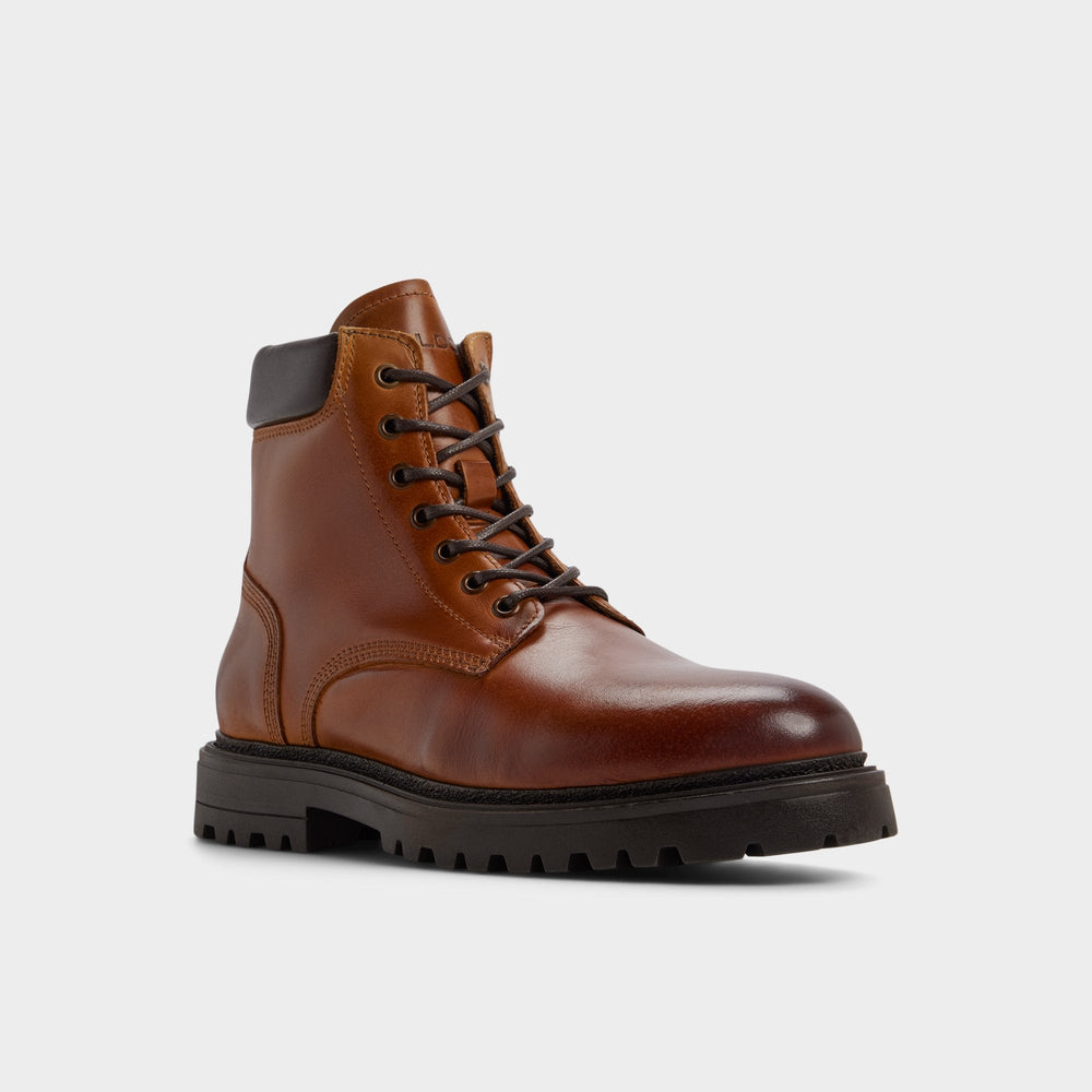 Aldo | Draco in Cognac - Combat boot, Lug sole