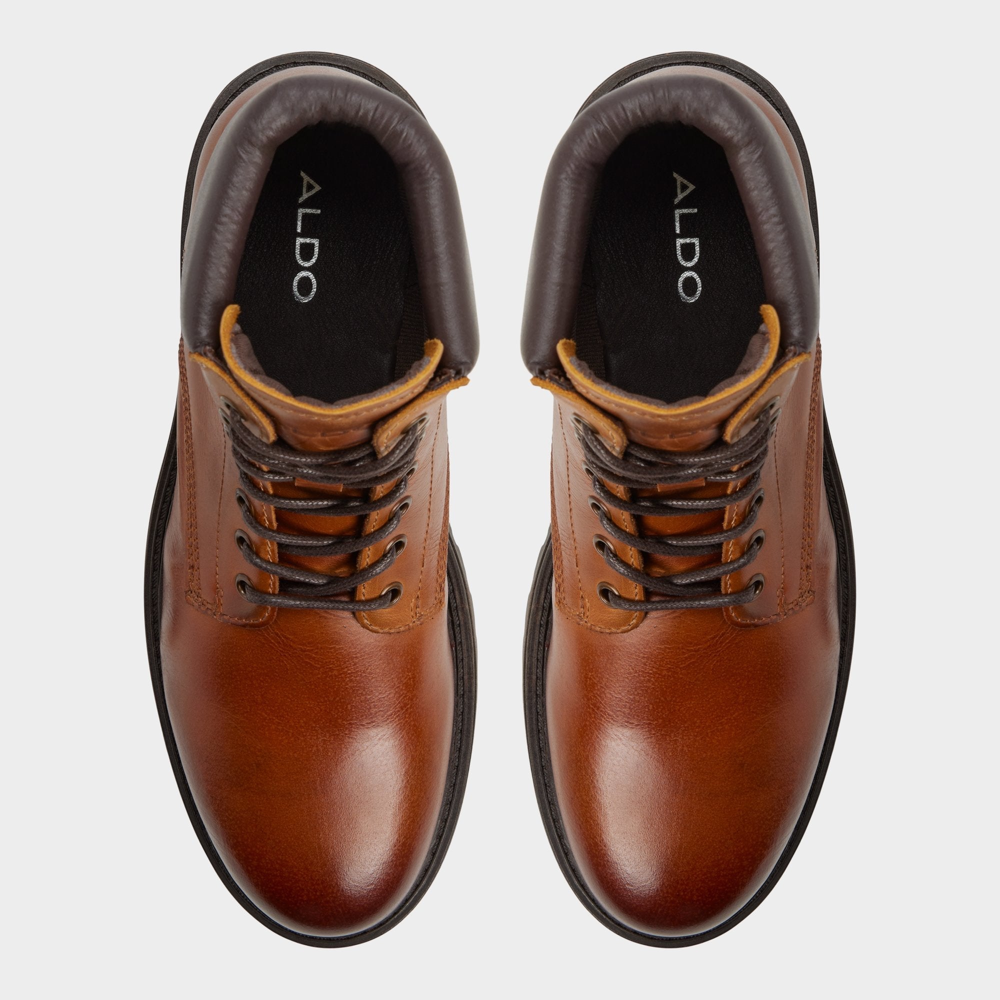 Aldo | Draco in Cognac - Combat boot, Lug sole