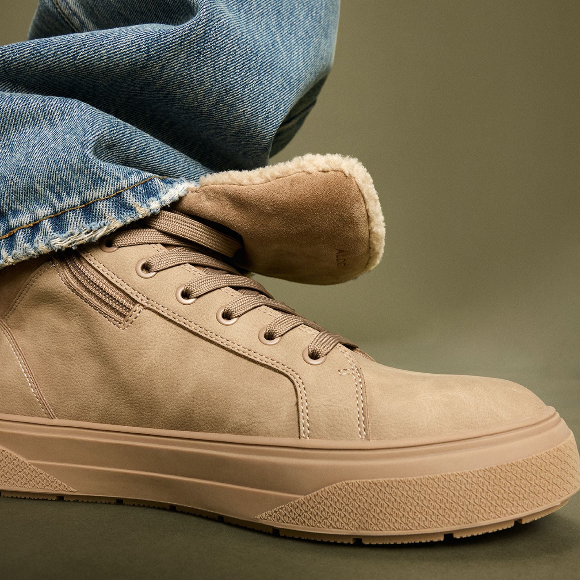 Aldo | Dusker Light Brown Men's Lace-up boots - Lace-up boot, Cup sole