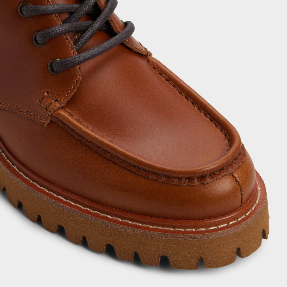 Aldo | Grier in Cognac - Combat boot, Lug sole