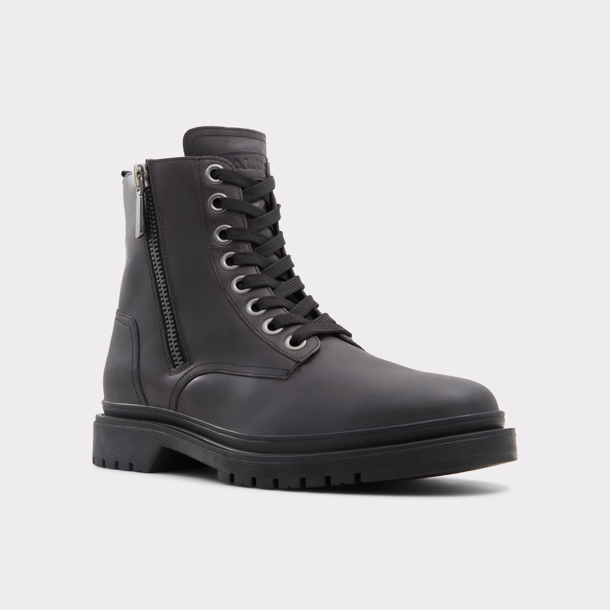 Aldo | Roby Open Black Men's Lace-up boots - Lace-up boot, Lug sole
