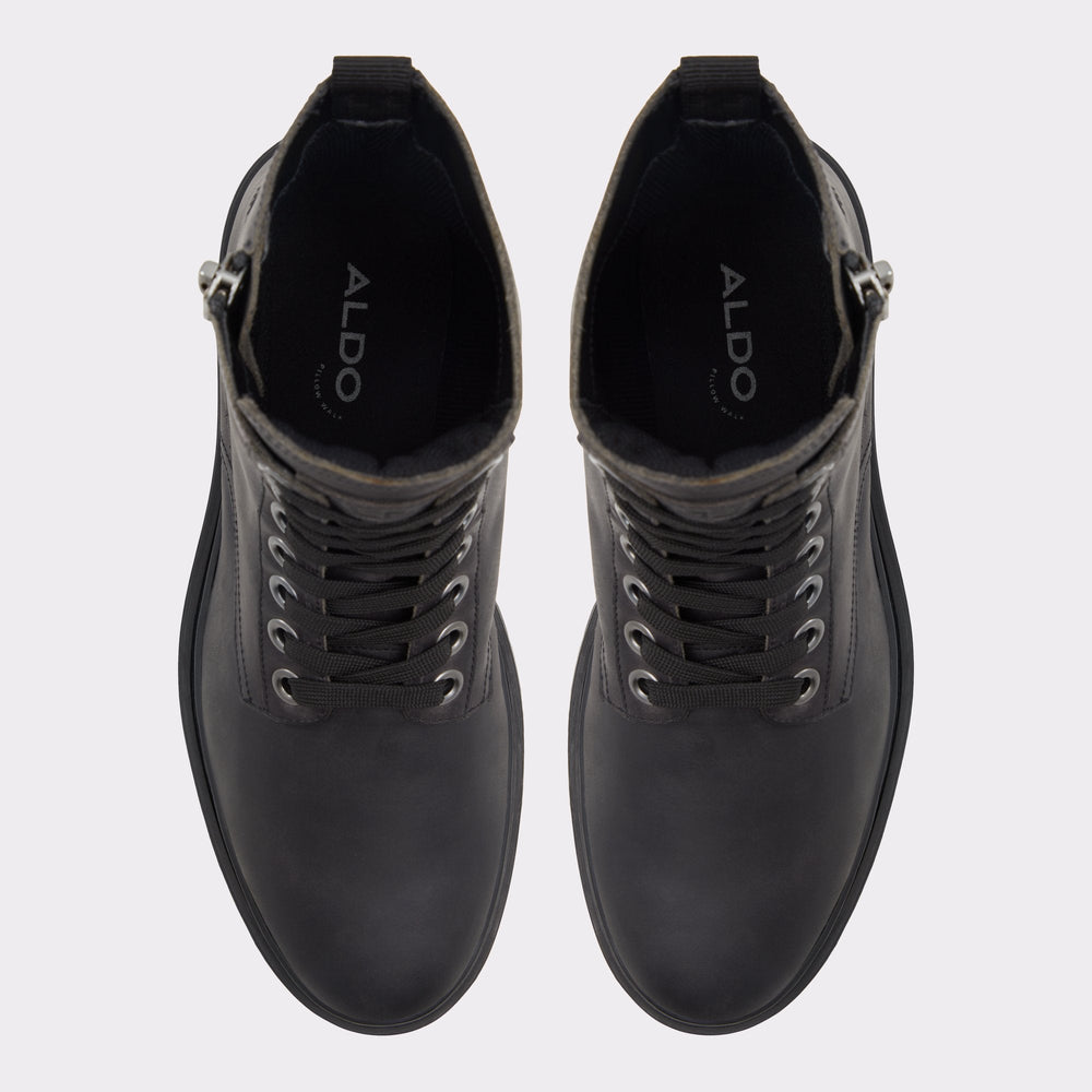 Aldo | Roby Open Black Men's Lace-up boots - Lace-up boot, Lug sole
