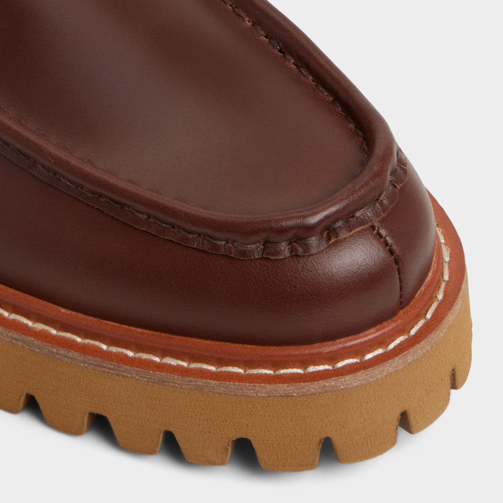 Aldo | Grier in Medium Brown - Combat boot, Lug sole