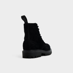 Aldo | Doublezero in Black - Combat boot, Lug sole