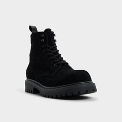Aldo | Doublezero in Black - Combat boot, Lug sole