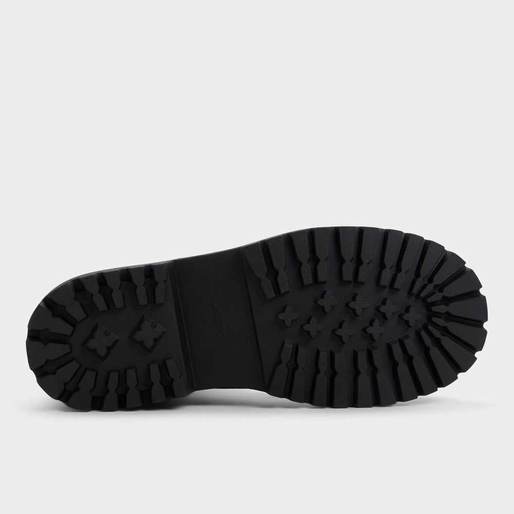 Aldo | Doublezero in Black - Combat boot, Lug sole