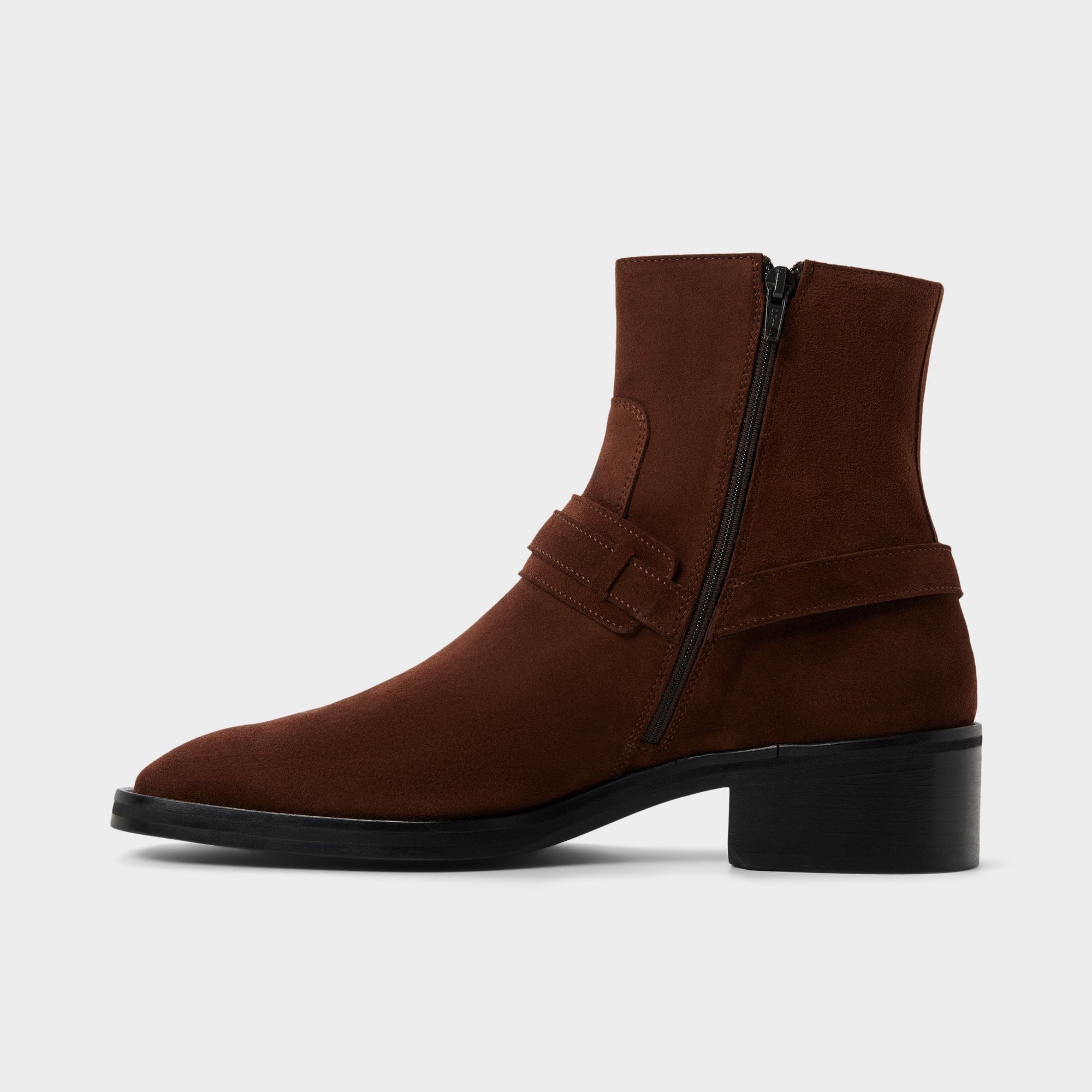 Aldo | Marcos in Dark Brown - Ankle boot, Block heel