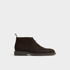 Aldo | Jefrey Dark Brown Leather Suede Men's Chukka boots - Chukka boot
