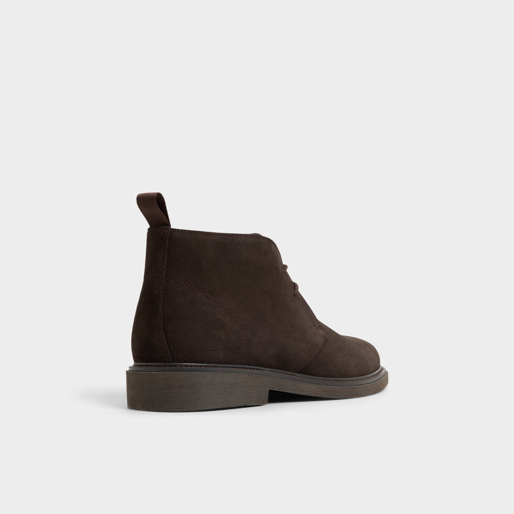 Aldo | Jefrey Dark Brown Leather Suede Men's Chukka boots - Chukka boot