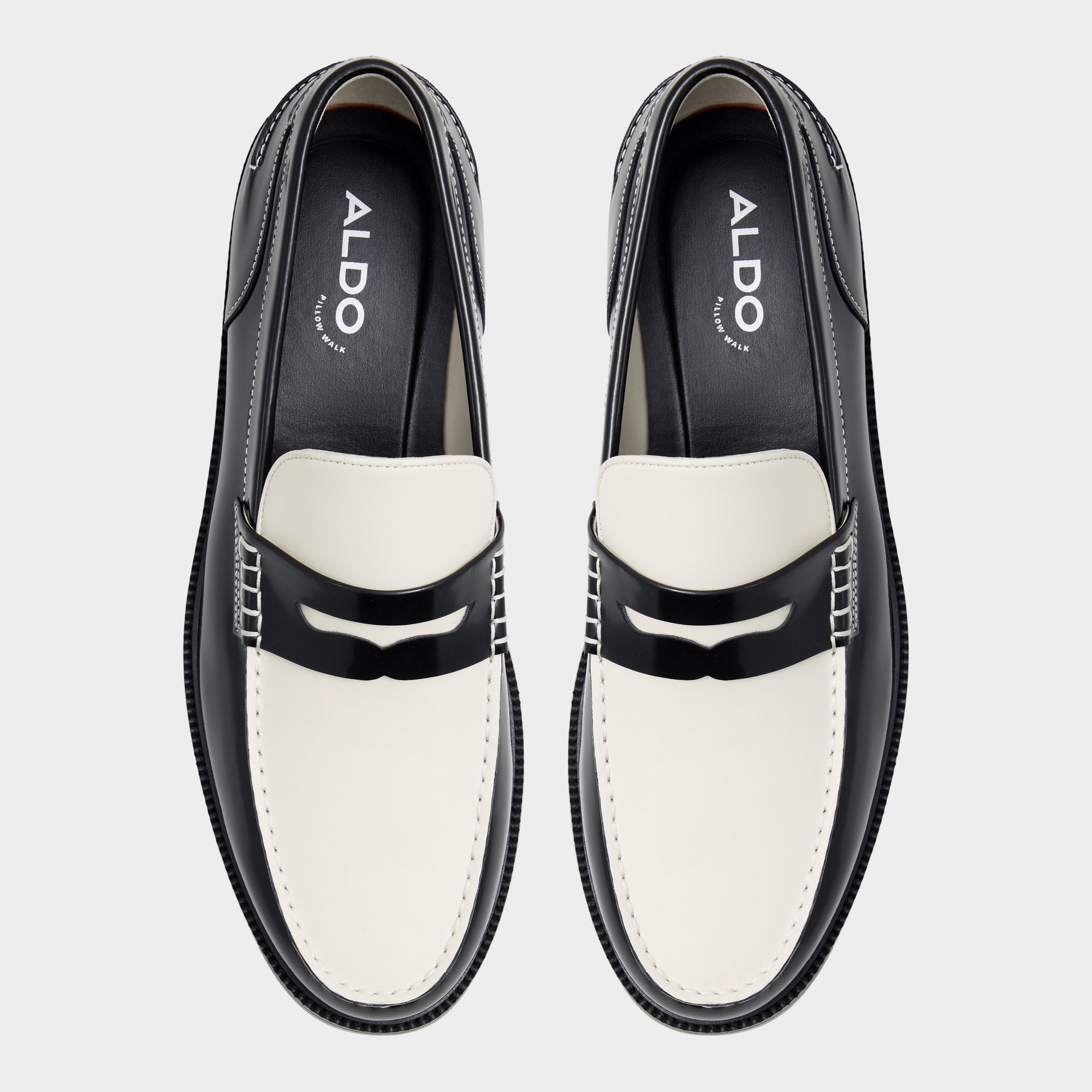 Aldo | Kieran Black/White Men's Dress Shoes - Loafer