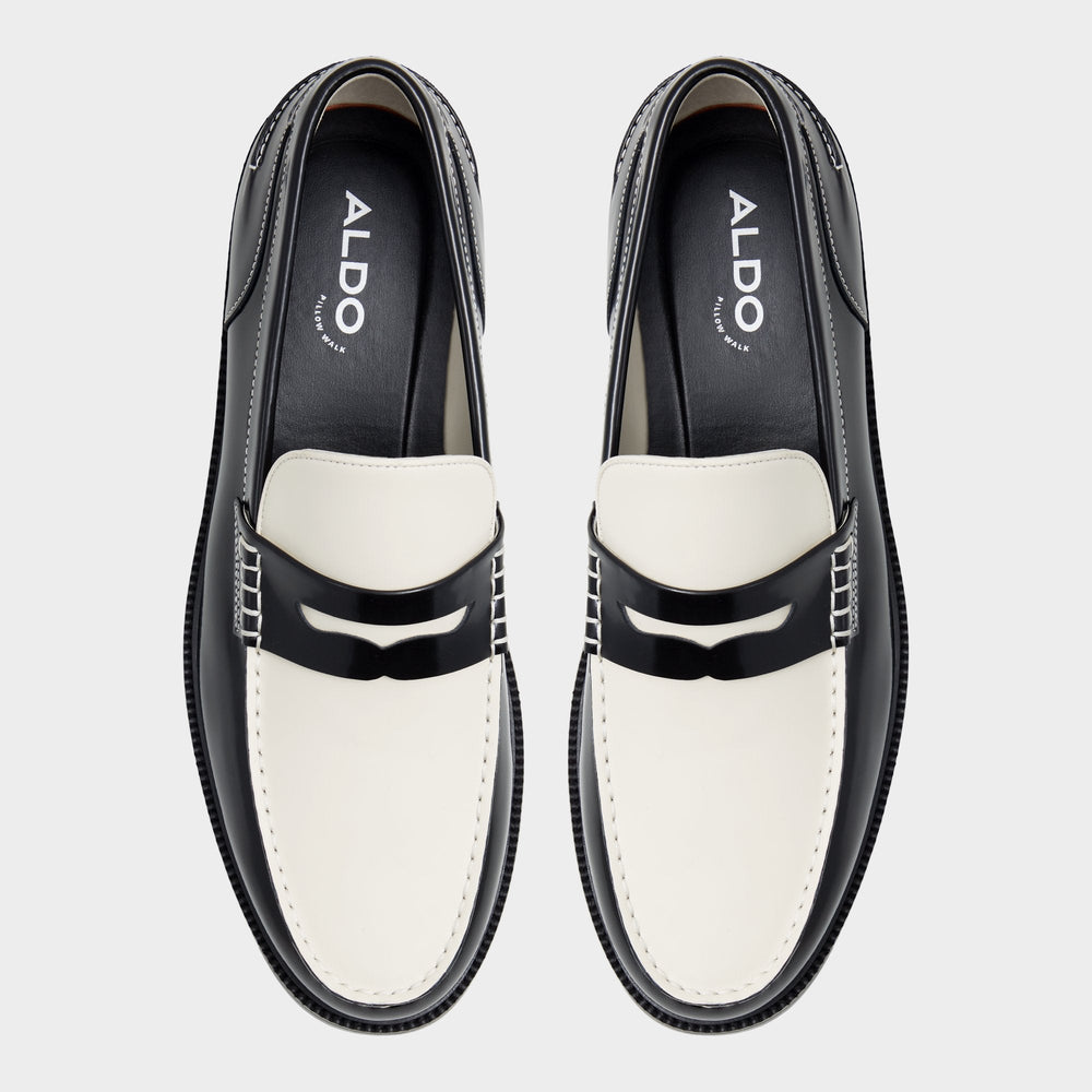 Aldo | Kieran Black/White Men's Dress Shoes - Loafer