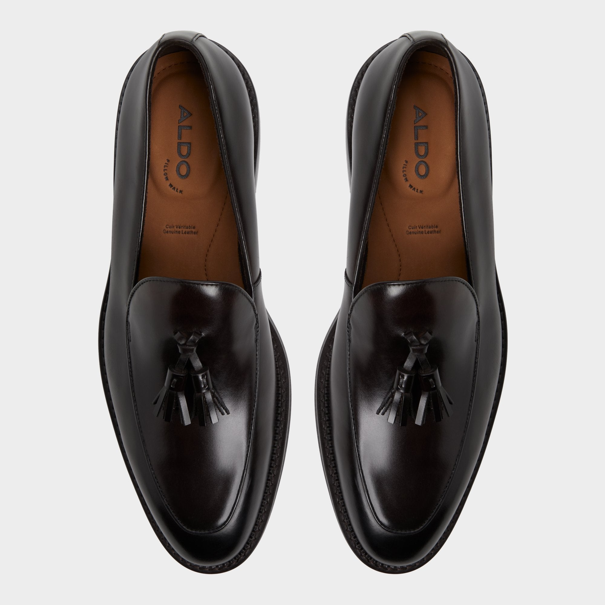 Aldo | Portos Dark Brown Men's Dress Shoes - Loafer