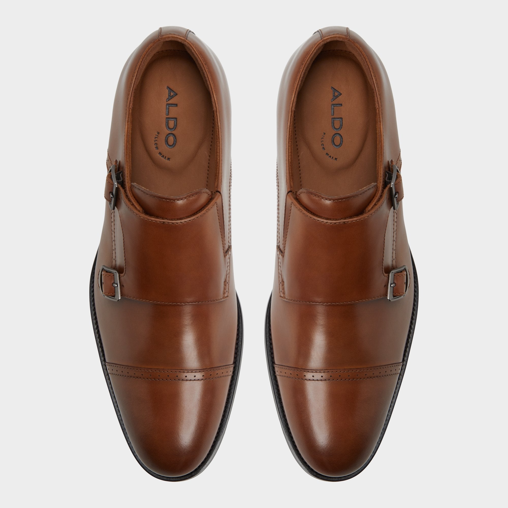 Aldo | Zelasien in Cognac - Monkstrap loafer