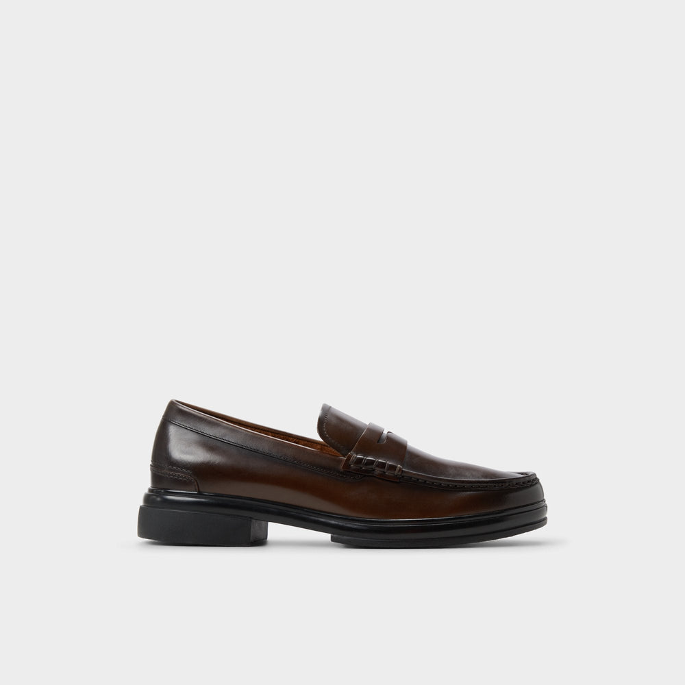 Aldo | Tucker Other Brown Leather Smooth Men's Loafers & Slip-Ons - Loafer