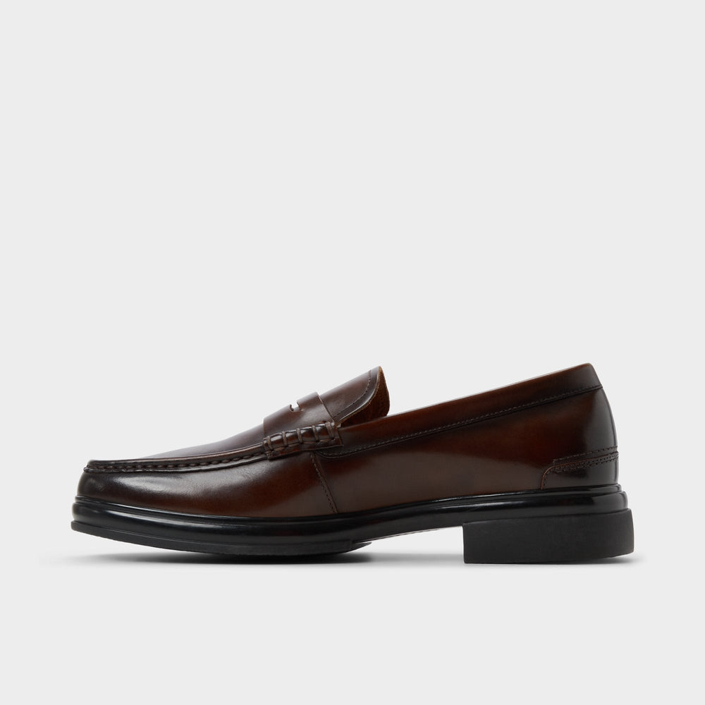 Aldo | Tucker Other Brown Leather Smooth Men's Loafers & Slip-Ons - Loafer