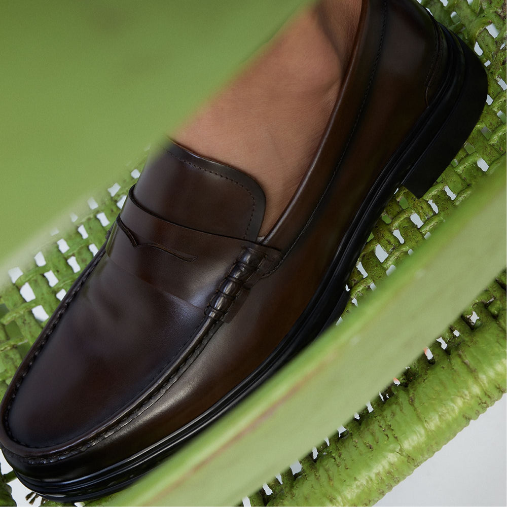 Aldo | Tucker Other Brown Leather Smooth Men's Loafers & Slip-Ons - Loafer