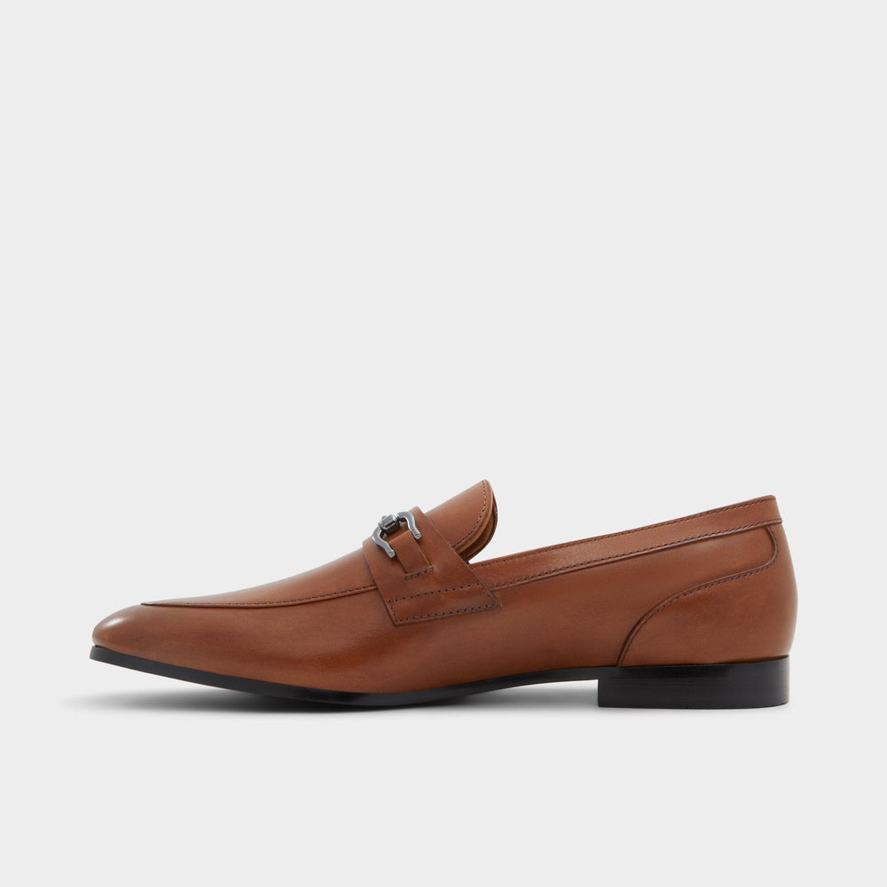 Aldo | Marinho Cognac Leather Smooth Men's Dress Shoes - Loafer