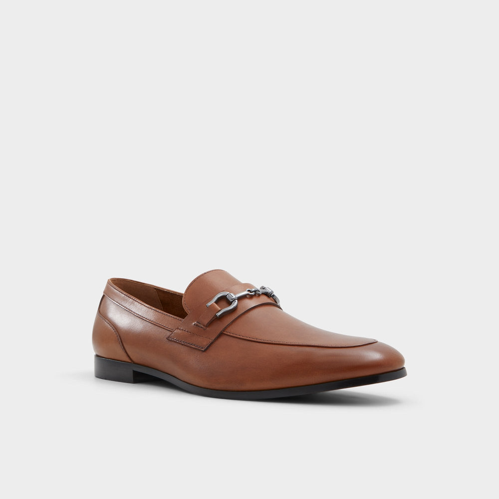 Aldo | Marinho Cognac Leather Smooth Men's Dress Shoes - Loafer
