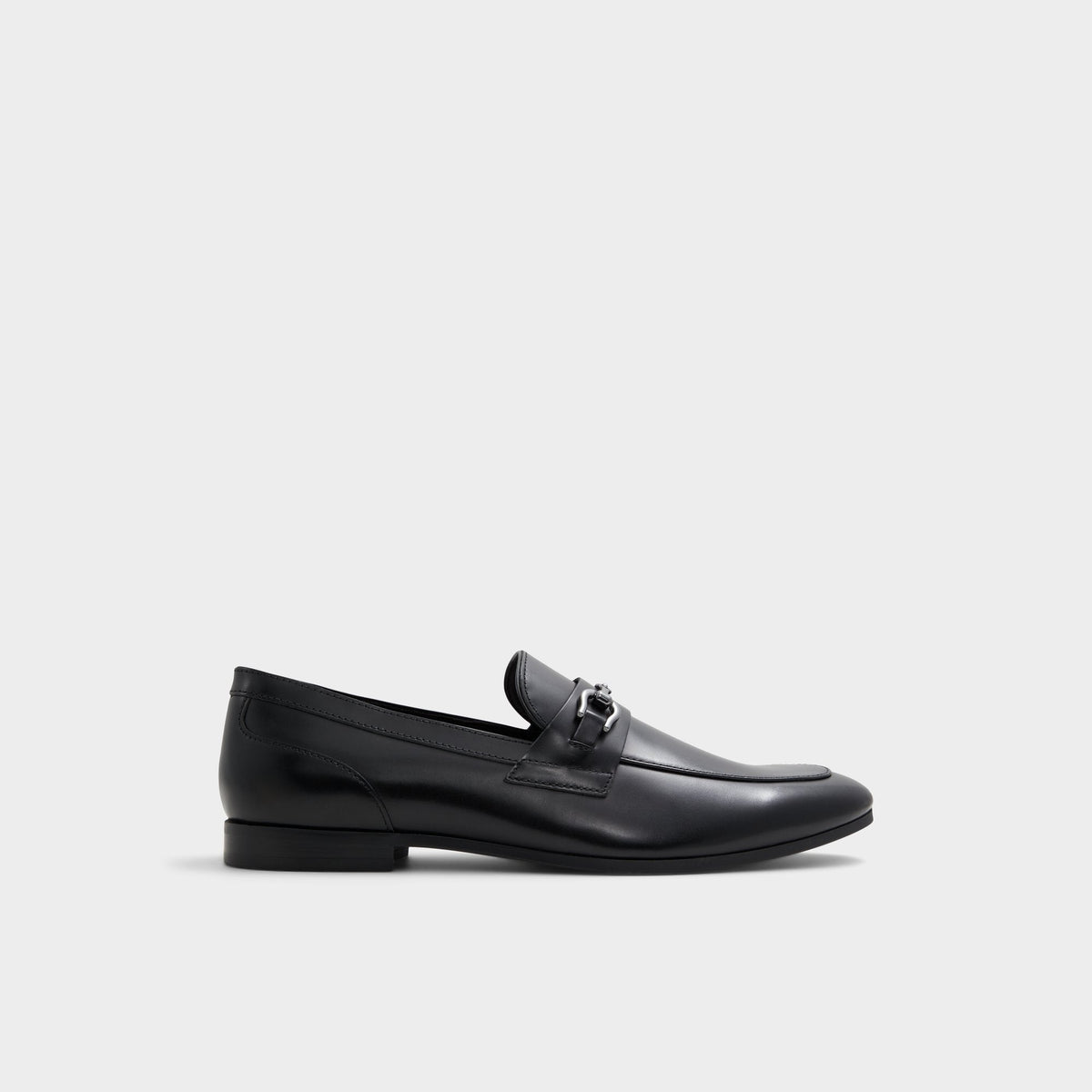 Aldo | Marinho Open Black Leather Smooth Men's Dress Shoes - Loafer