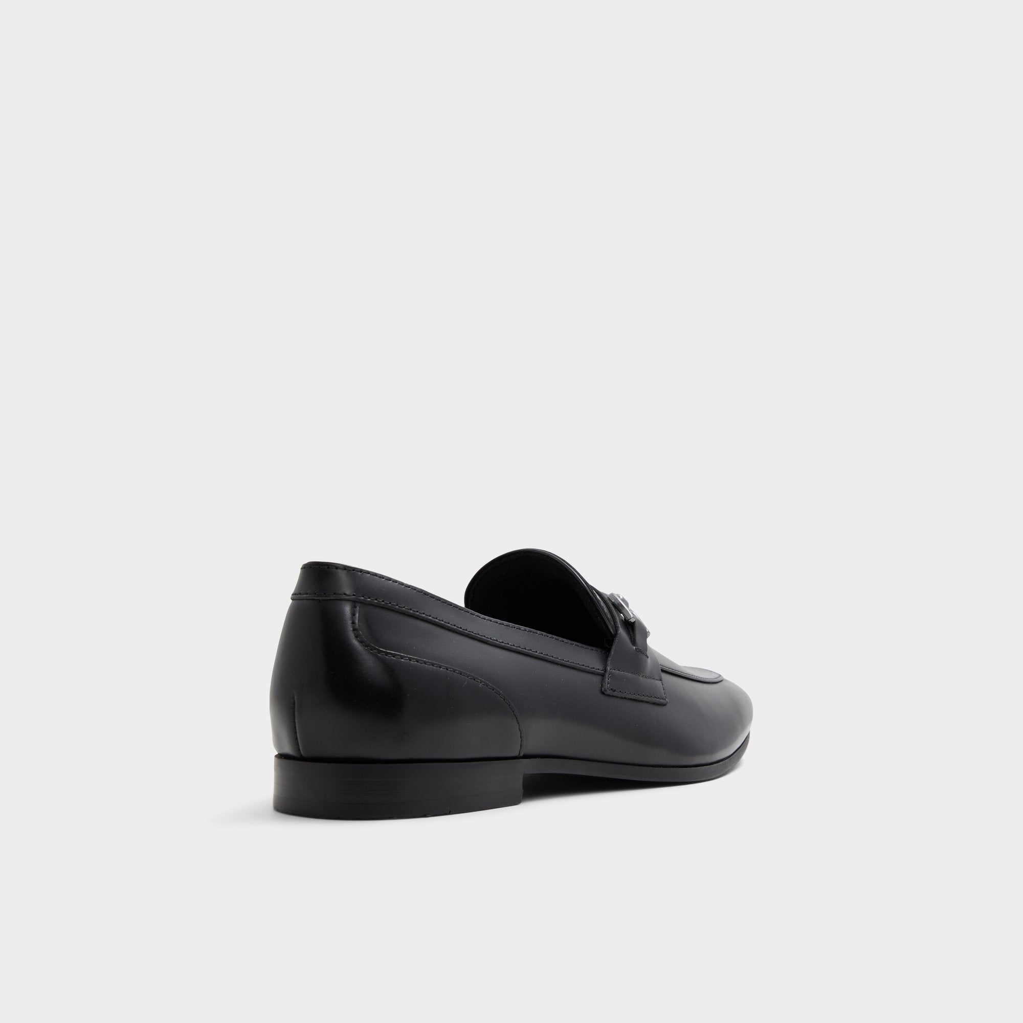 Aldo | Marinho Open Black Leather Smooth Men's Dress Shoes - Loafer