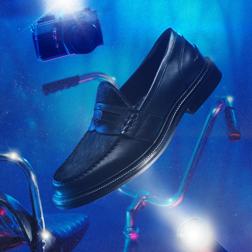 Aldo | Roll4Yourlife in Black White - Men's loafer